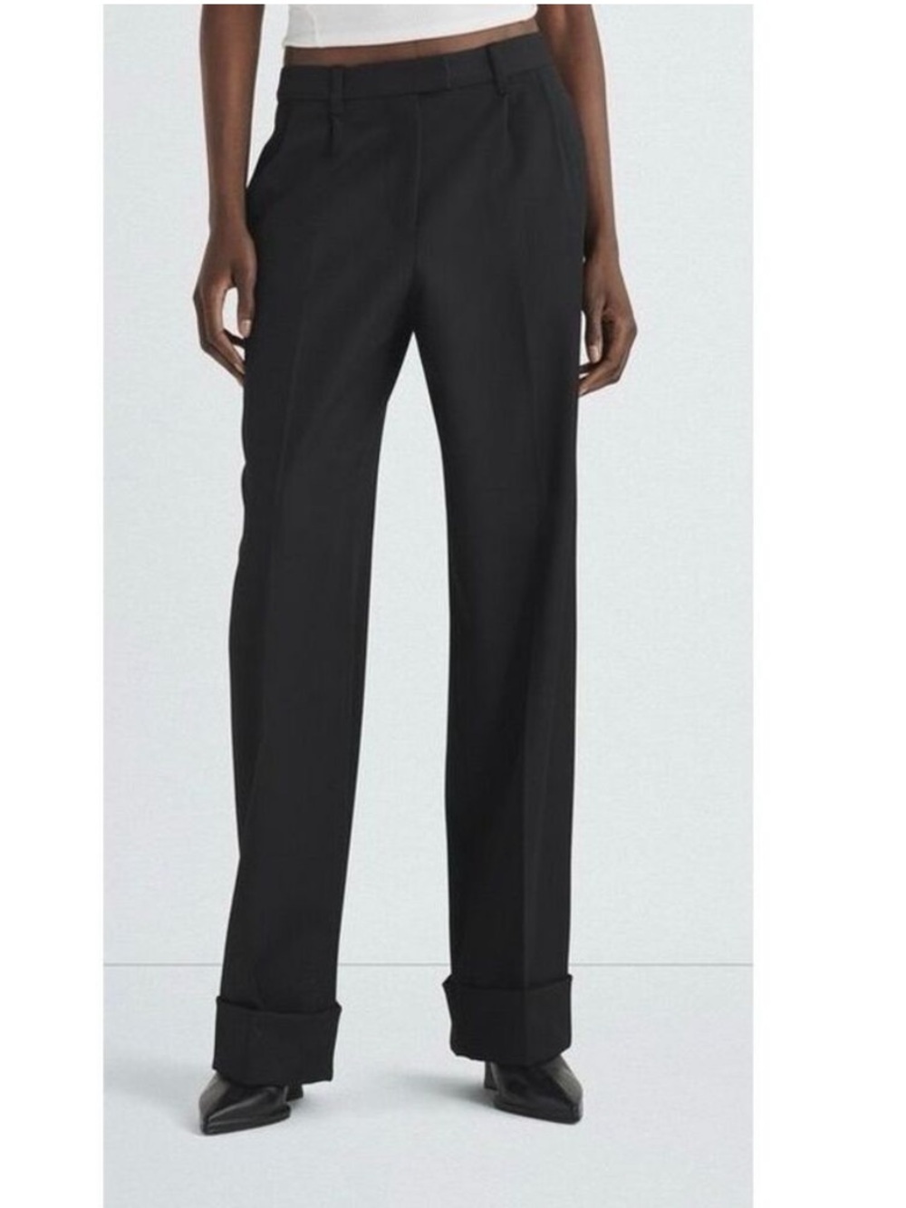 Rag & Bone Women's Black Marianne Italian Wool Pants 0